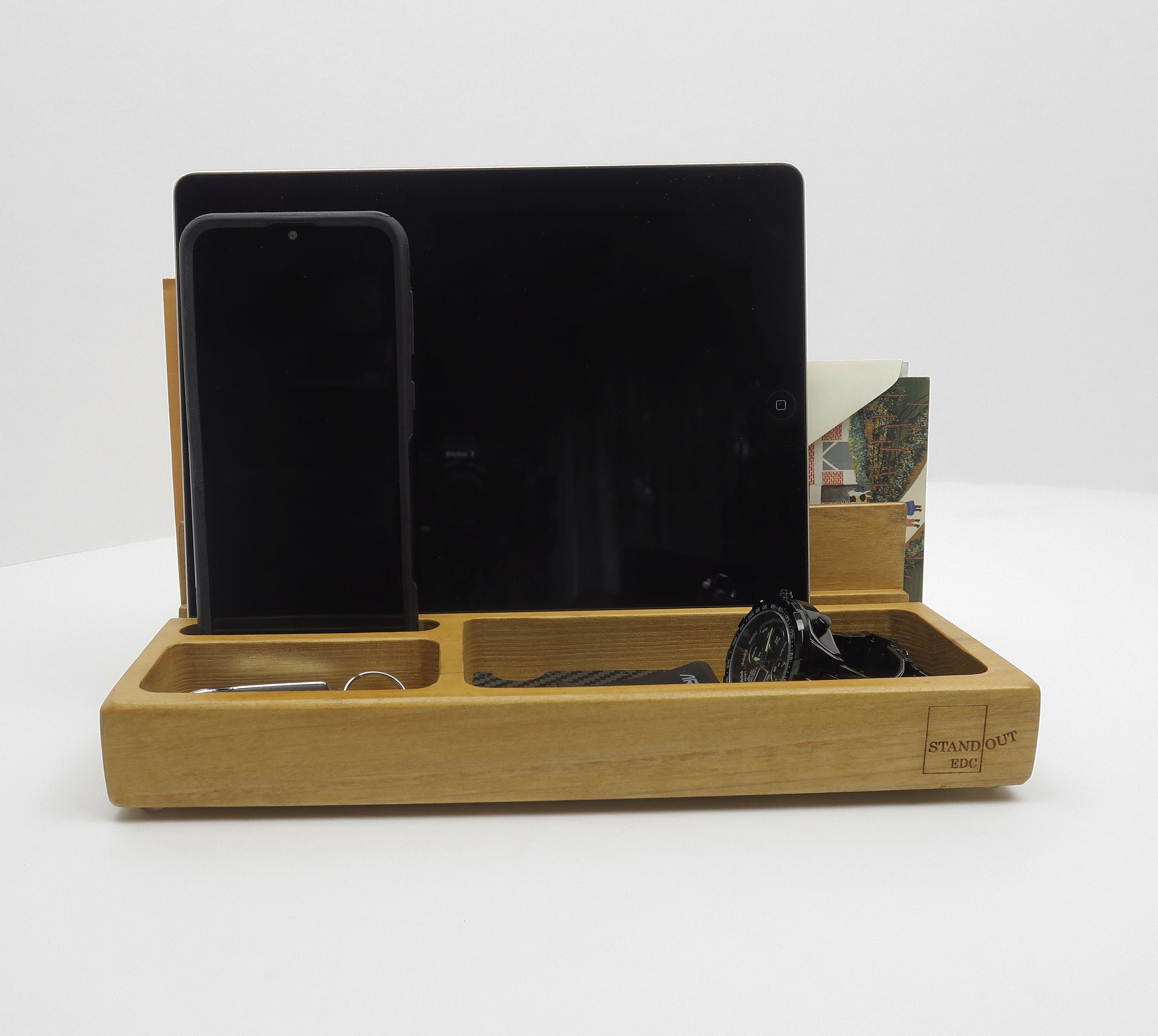 Desk Organizer Docking Station, Docking Station Personalized Standout EDC