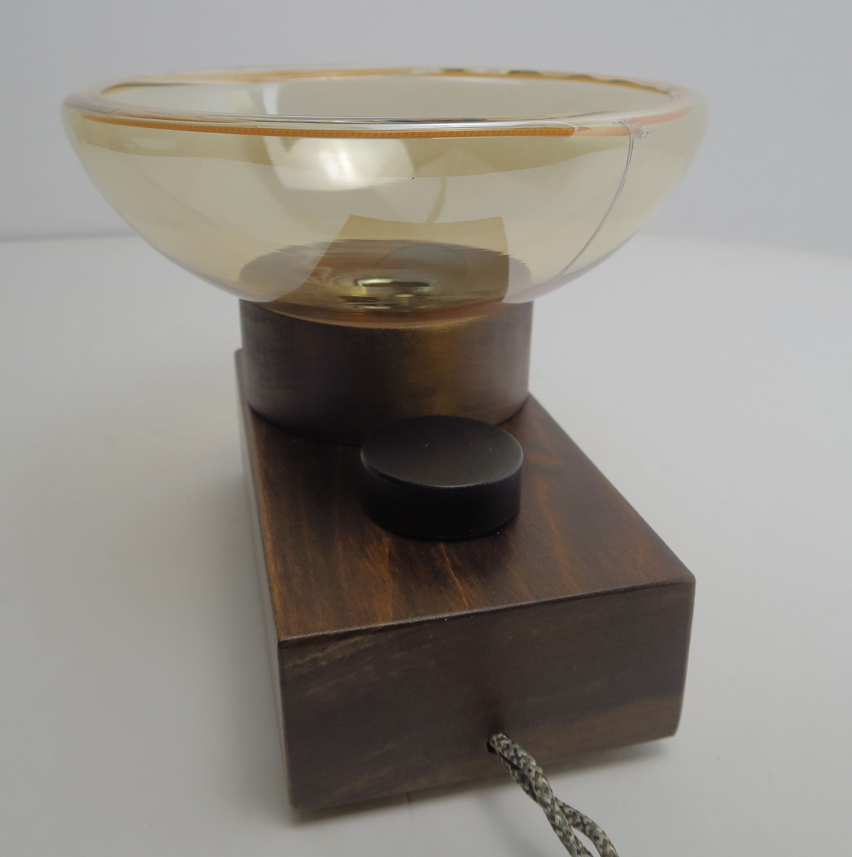 Gift for special occasion - wood LED lamp with dimmer - Table Lamp - Desk Lamp - special Bulbs - unique light - original Lighting - corporate gift