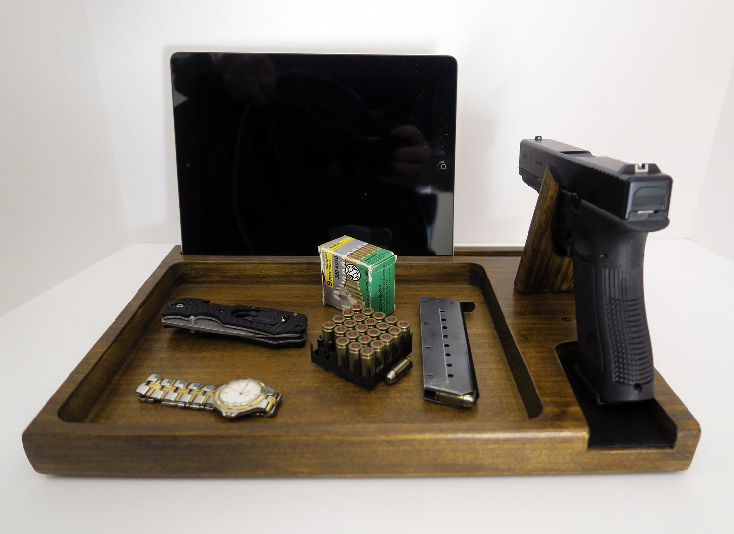 Personalized gift for Christmas, EDC Tray Caddy, Charging Station  Standout EDC