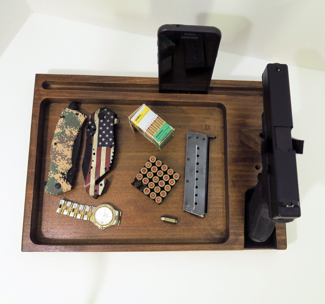 Personalized gift for Christmas, EDC Tray Caddy, Charging Station  Standout EDC