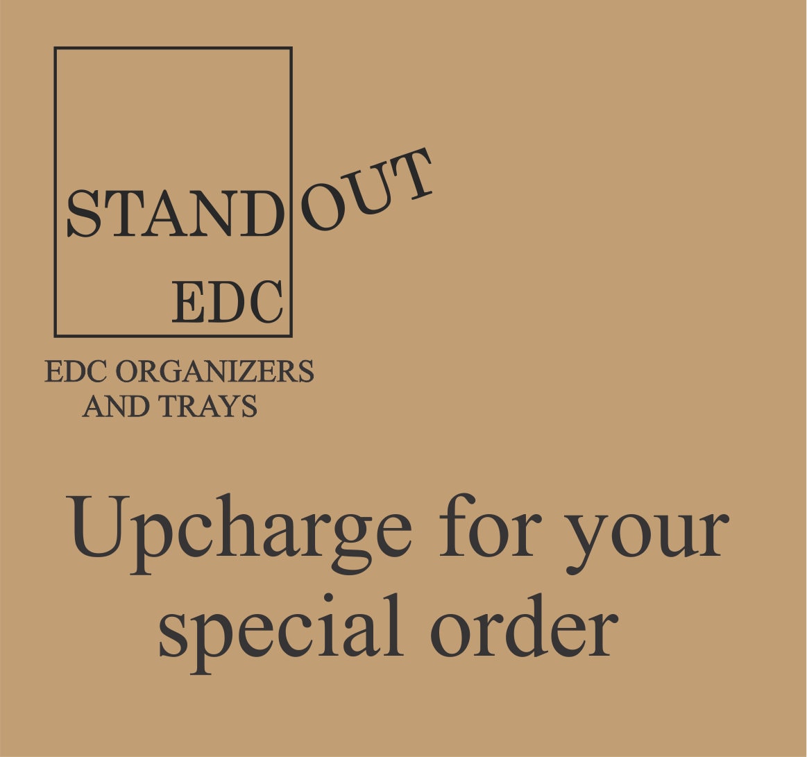 Up charge for modification and watch charger Standout EDC