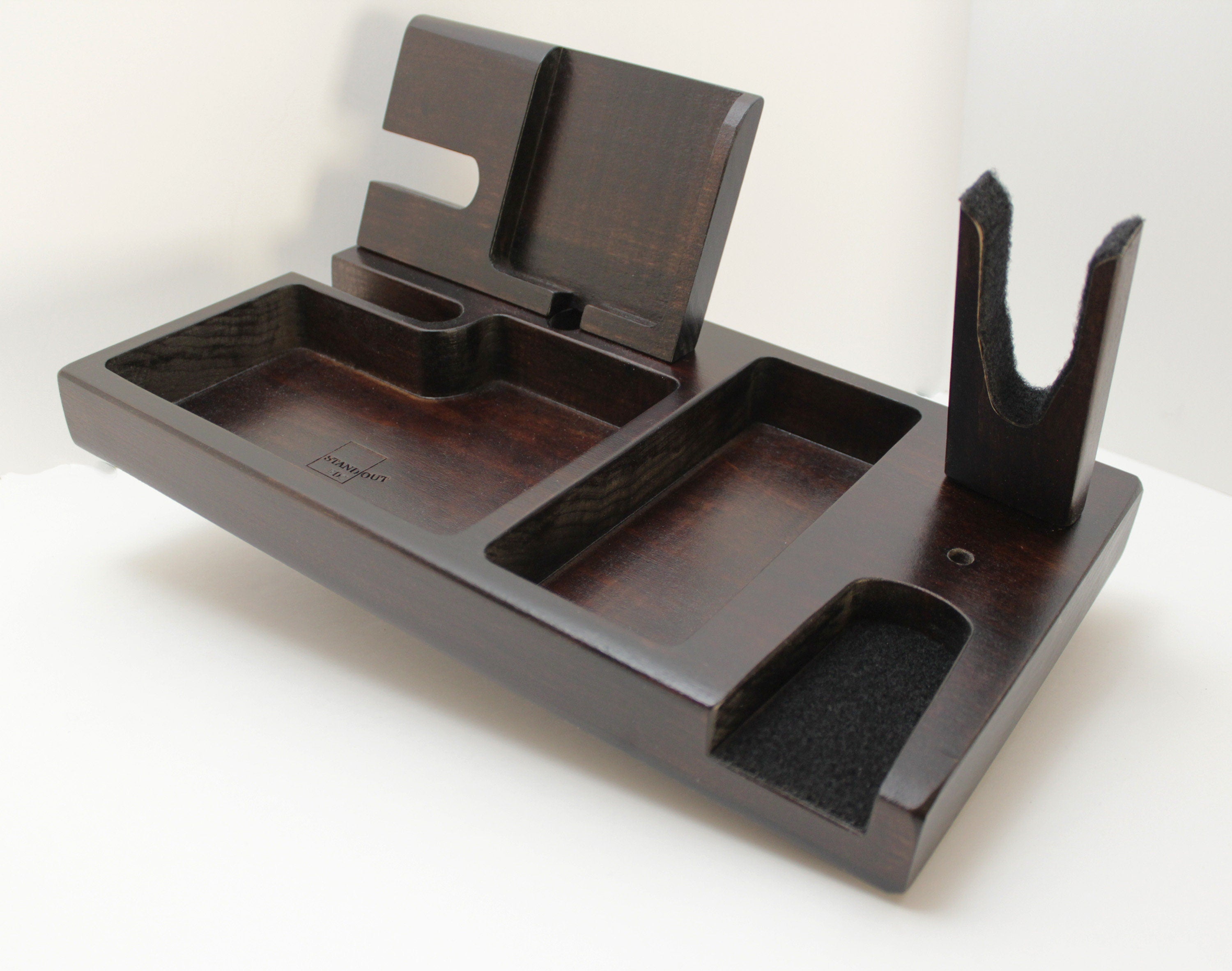 Personalized gift for Christmas, Medium EDC VALET tray Phone Docking Standout EDC