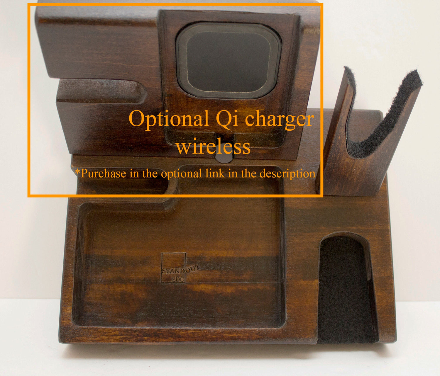 Personalized gift for Christmas, Medium  EDC VALET tray Phone Docking  Standout EDC