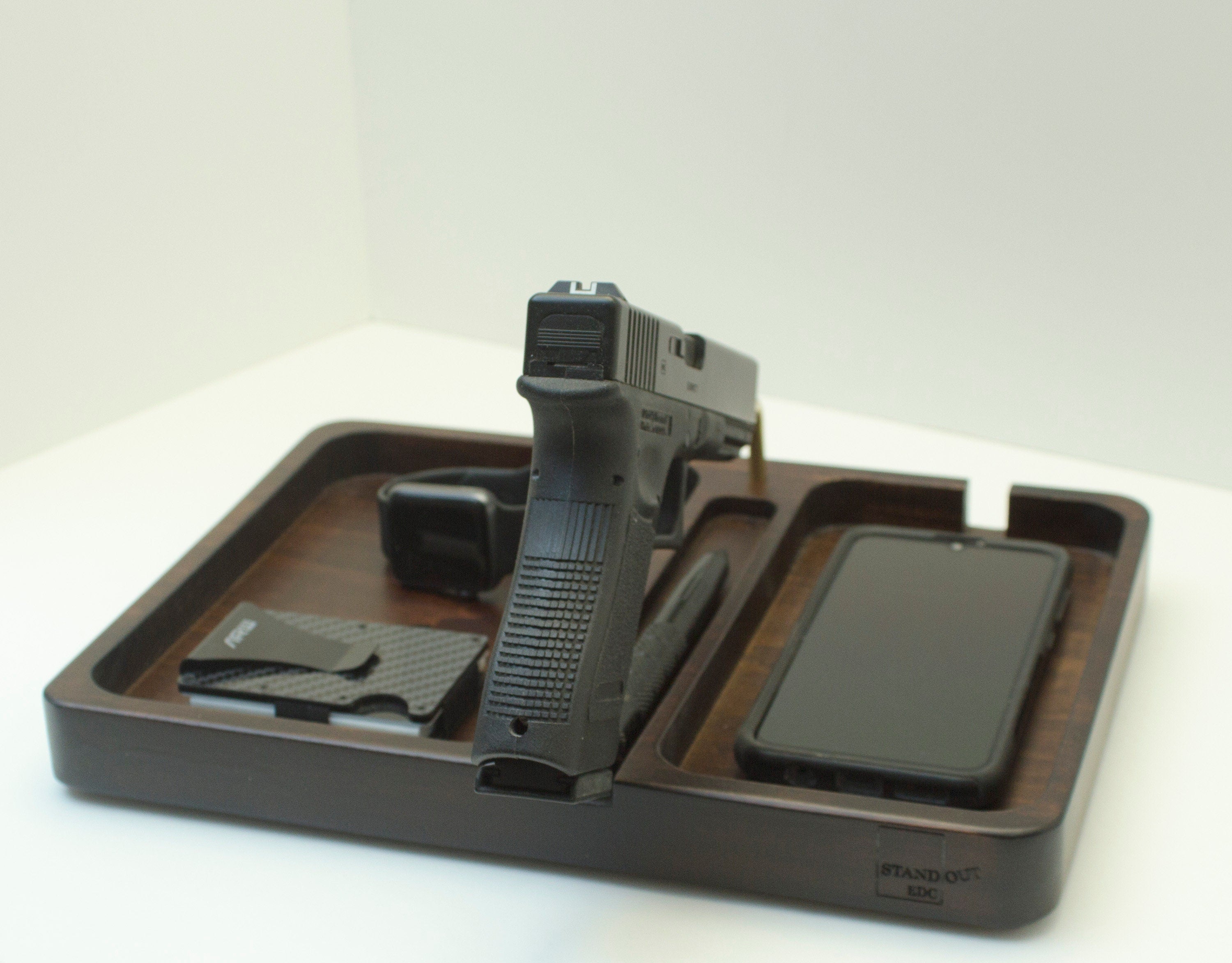 Personalized gift for Christmas, edc dump tray, tech organizer, display  Standout EDC
