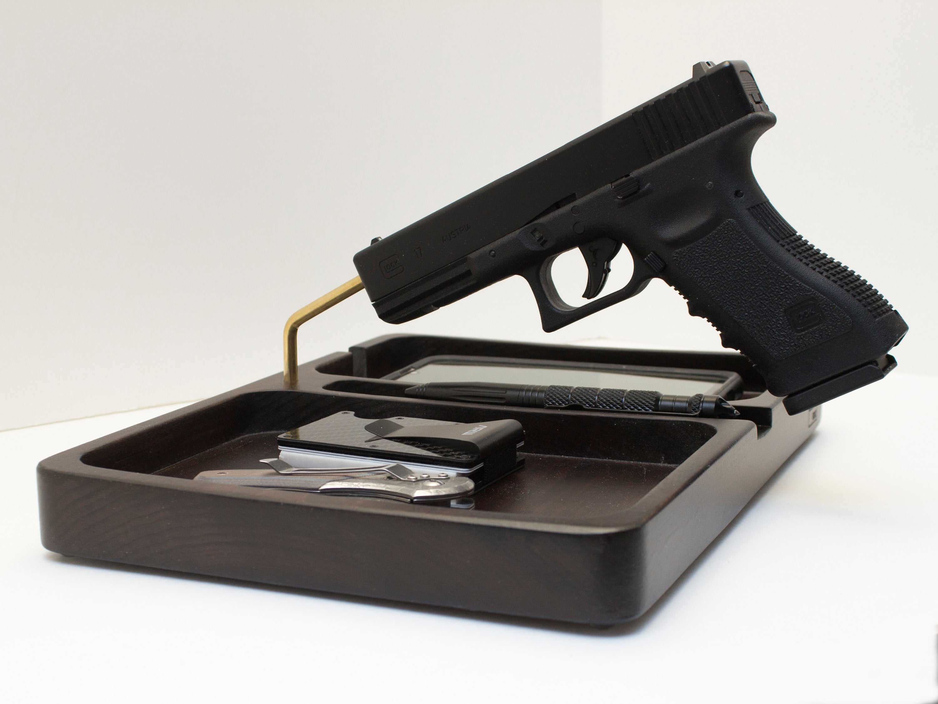 edc dump tray, Personalized gift for men, tech organizer, display charger Standout EDC