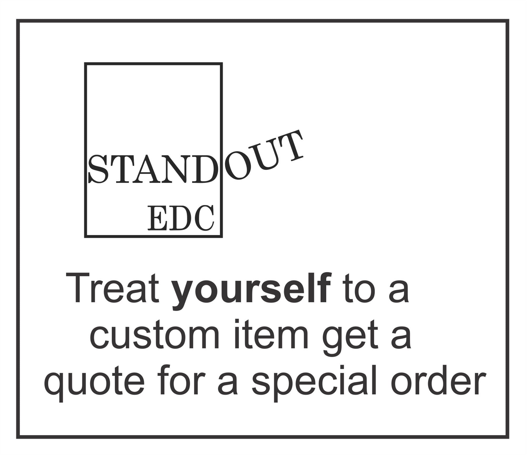 Fathers day gift, organizer with accessory bar , Station for gun, bedside table Standout EDC