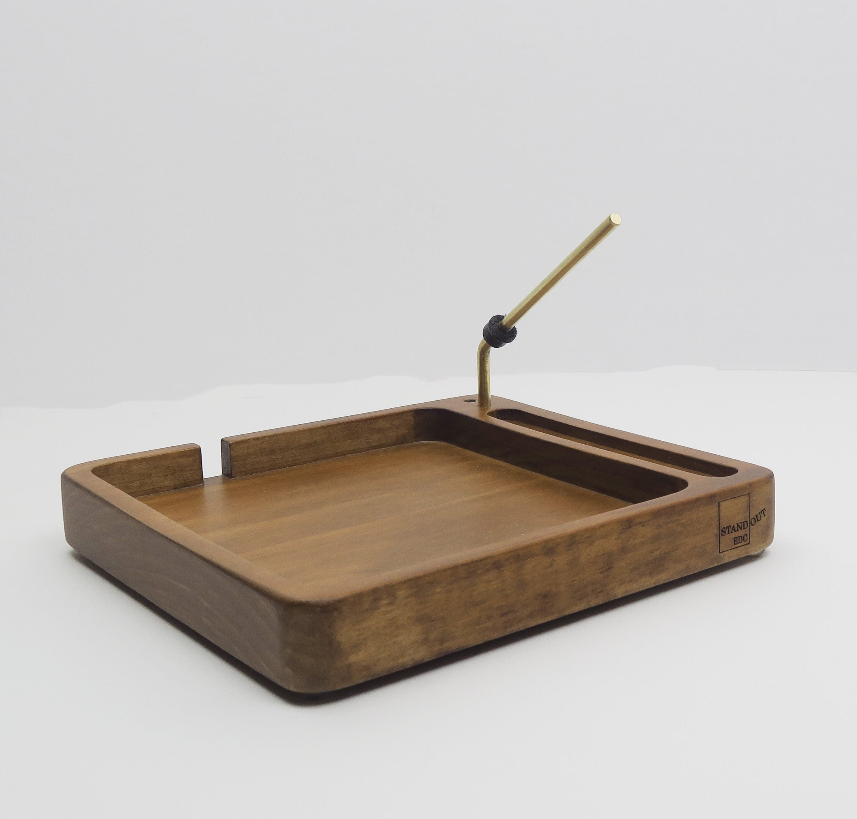 edc dump tray, Personalized gift for men, tech organizer, display charger Standout EDC