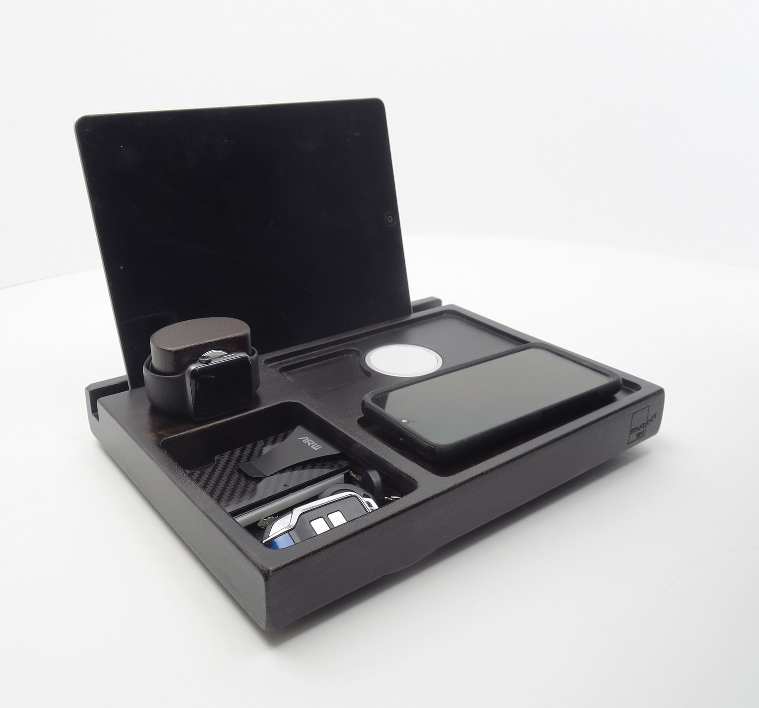 Personalized gift for Christmas, Wireless Charging Station 2 MagSafe chargers  Standout EDC