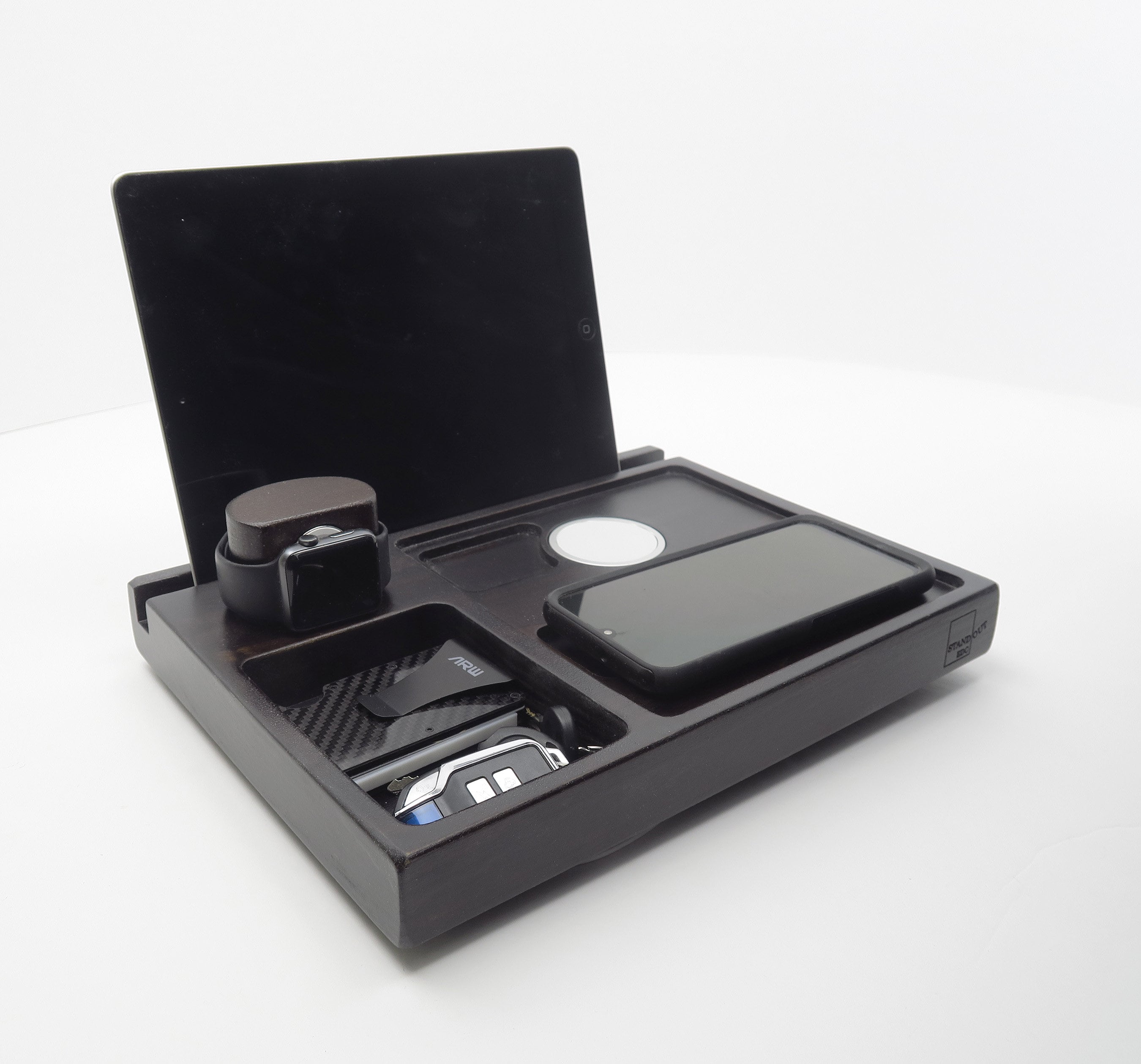 Personalized gift for Christmas, Wireless Charging Station 2 MagSafe chargers  Standout EDC