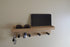 Gift for Valentine Day, Shelf with colored Hooks, Wall Organizer with Hooks /Mail, Wood Wall Charging Station Organizer, key magnet Standout EDC