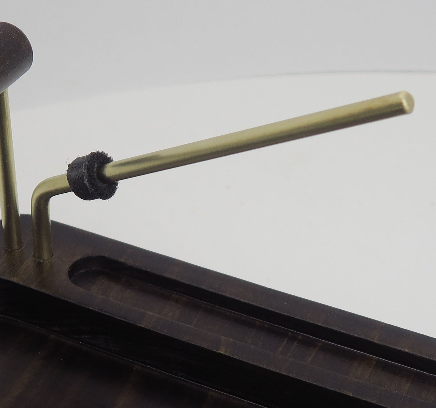 Adon solid brass  EDC holder with rubber stop , personalized item