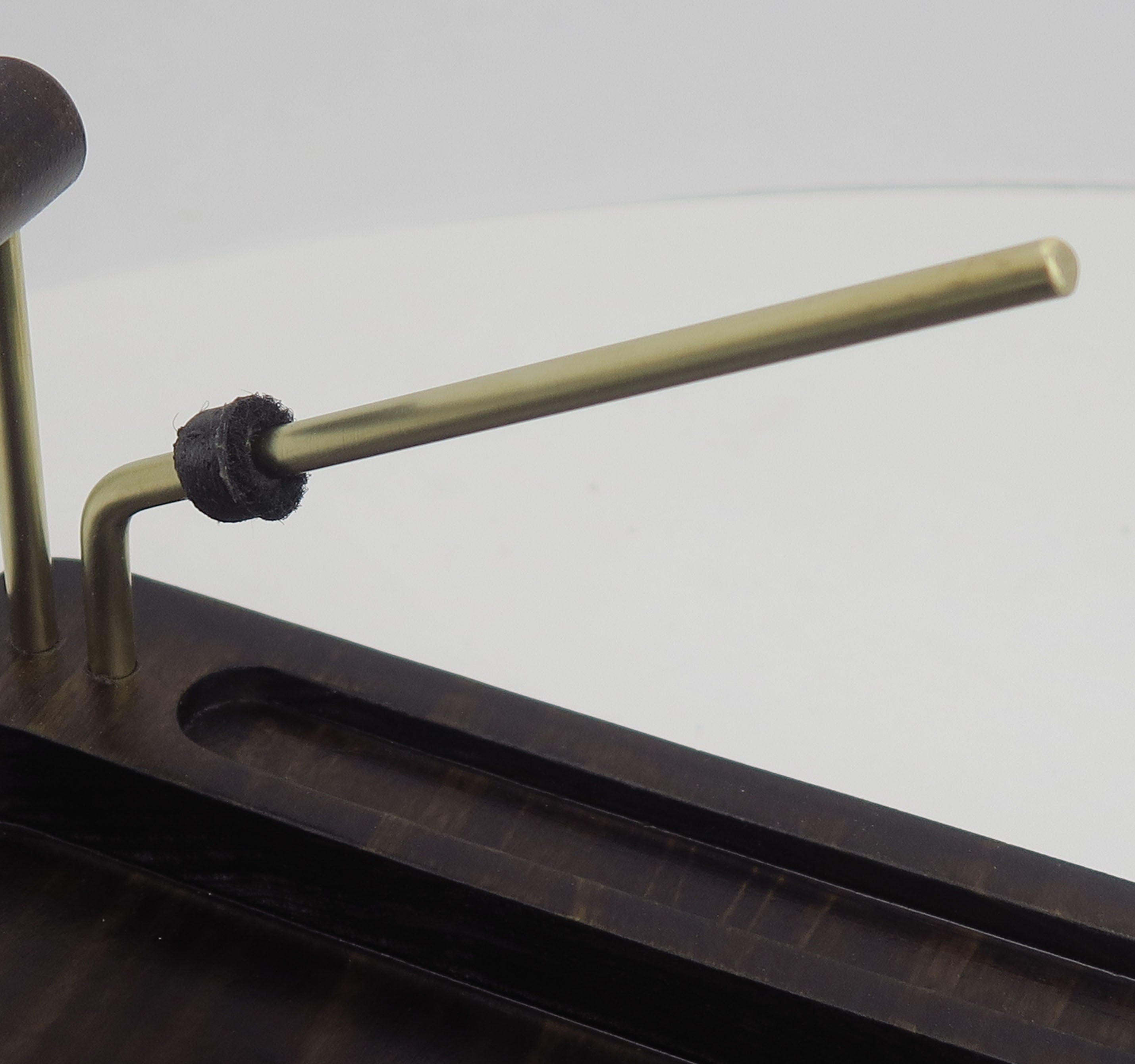 Adon solid brass EDC holder with rubber stop , personalized item
