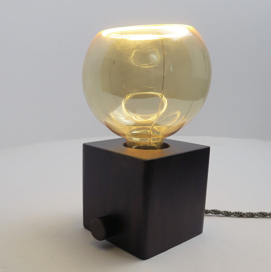 Gift for special occasion - LED modern Lamp - cube lamp with dimmer - Table Lamp - Desk Lamp - special Bulbs - unique light - original Lighting.