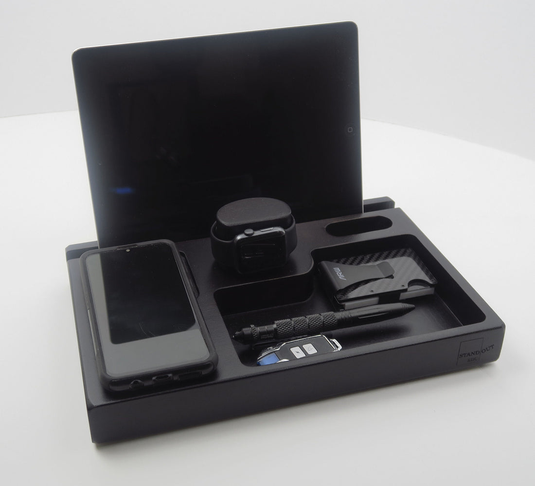 Magsafe Holder With Multiple Devices Stand - Charging Station - Iphone Charging Dock Gift For Her ¬Modern Stand  Standout EDC