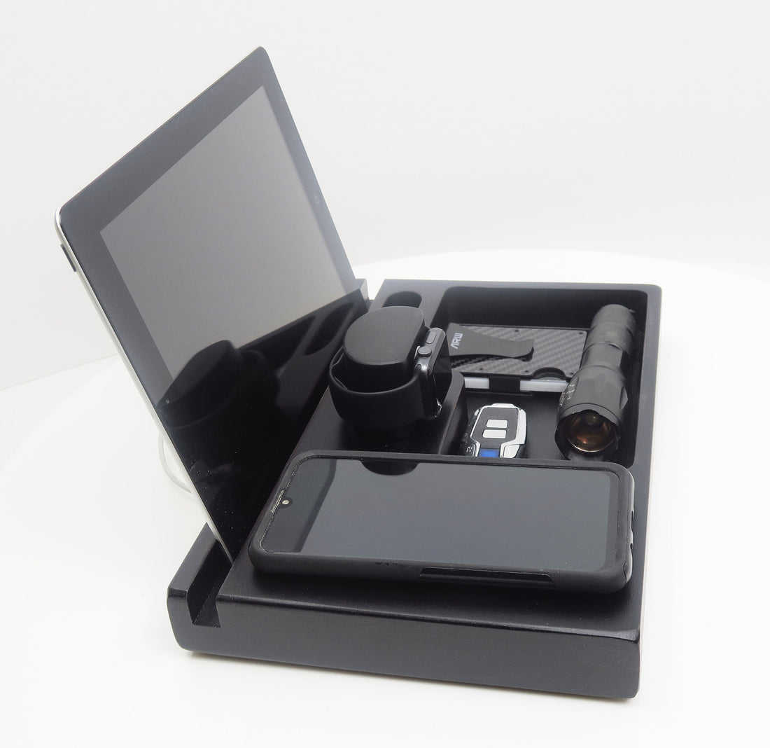 Magsafe Holder With Multiple Devices Stand - Charging Station - Iphone Charging Dock Gift For Her ¬Modern Stand  Standout EDC