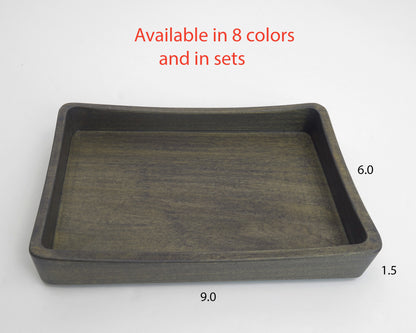 Personal Valet tray,   Wood tray , Charging Station Men, Charging  Standout EDC   