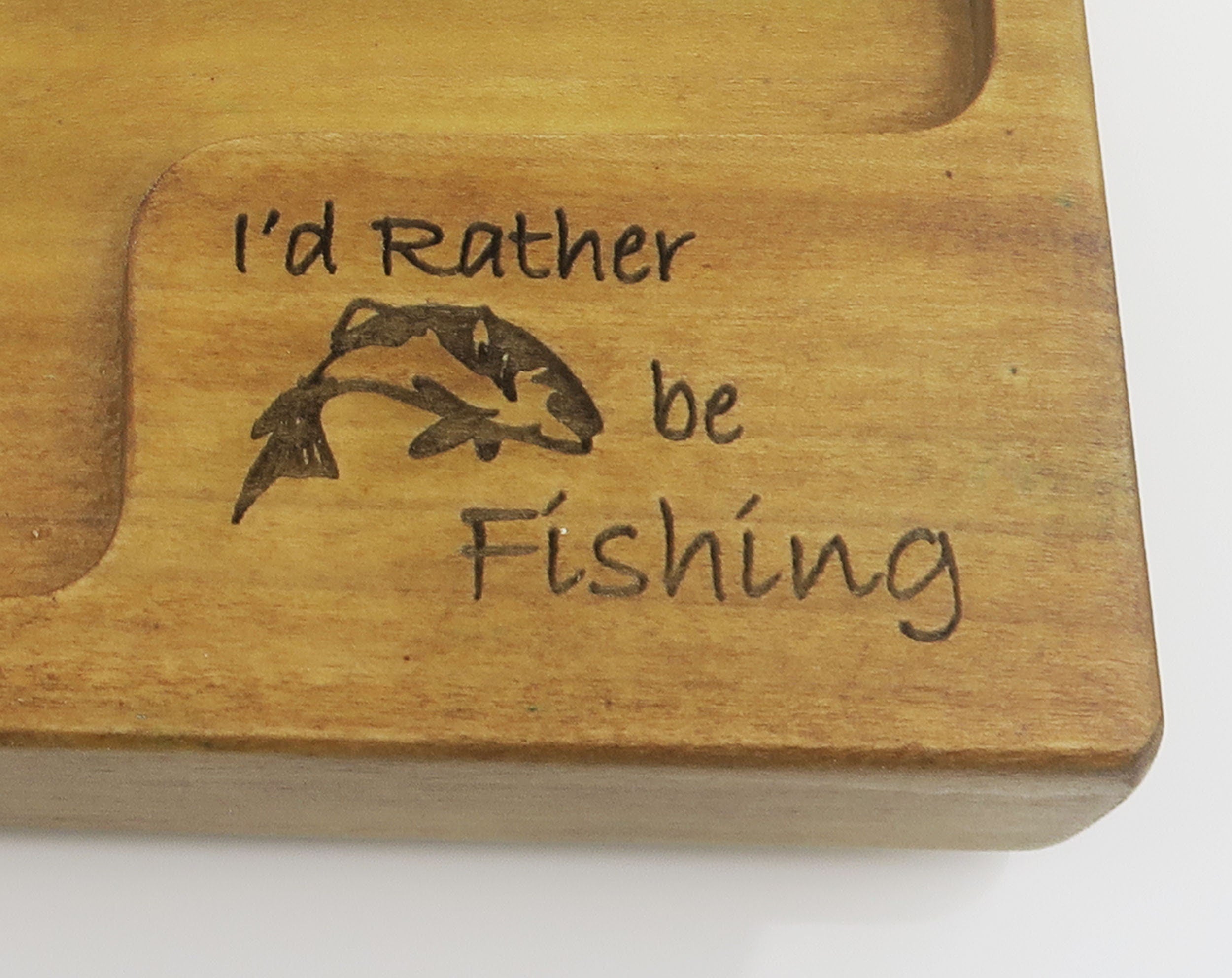 Topographic Wooden Organizer Fishing Gift for Fisherman, fish trophy, Present for fishing lover, Gift For Him, Gift For Her, Fishing present